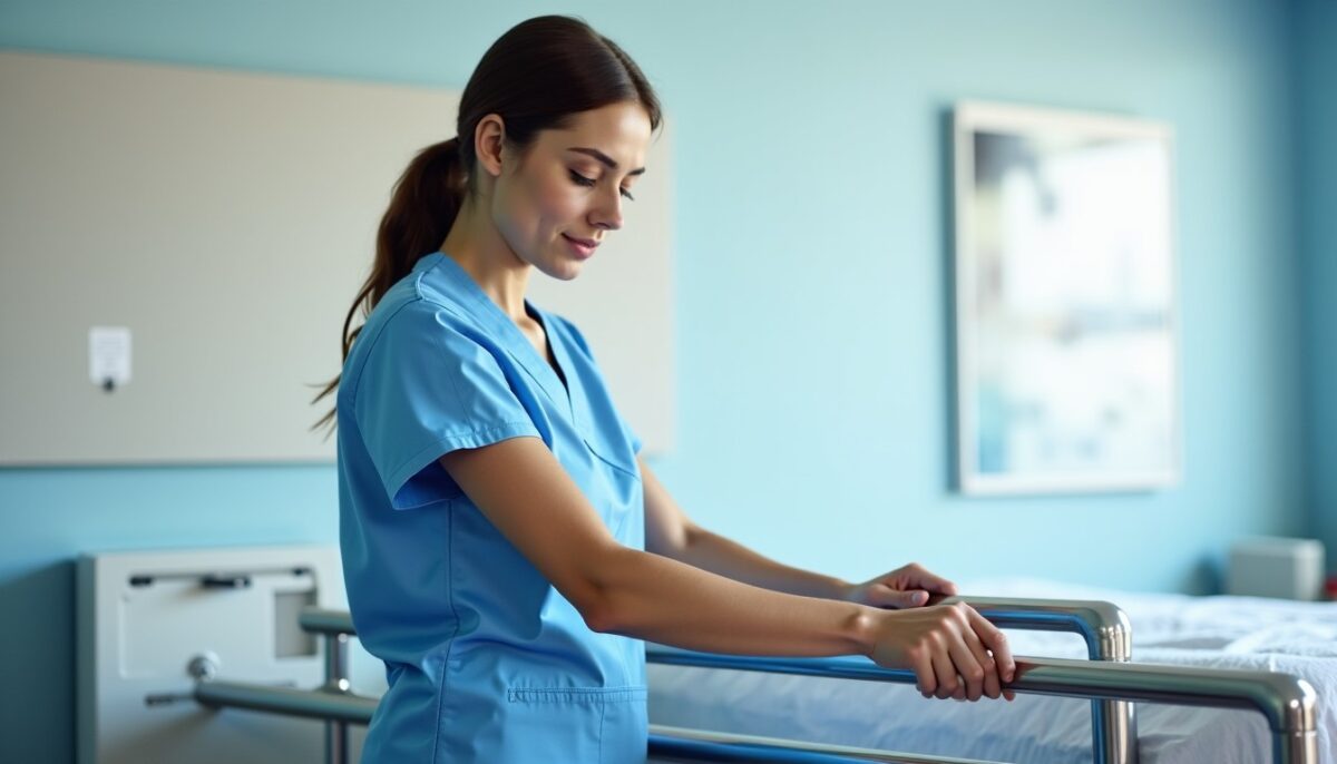Réduire une barrière de lit médicalisé sans risque : méthode sûre pour manipuler les rails